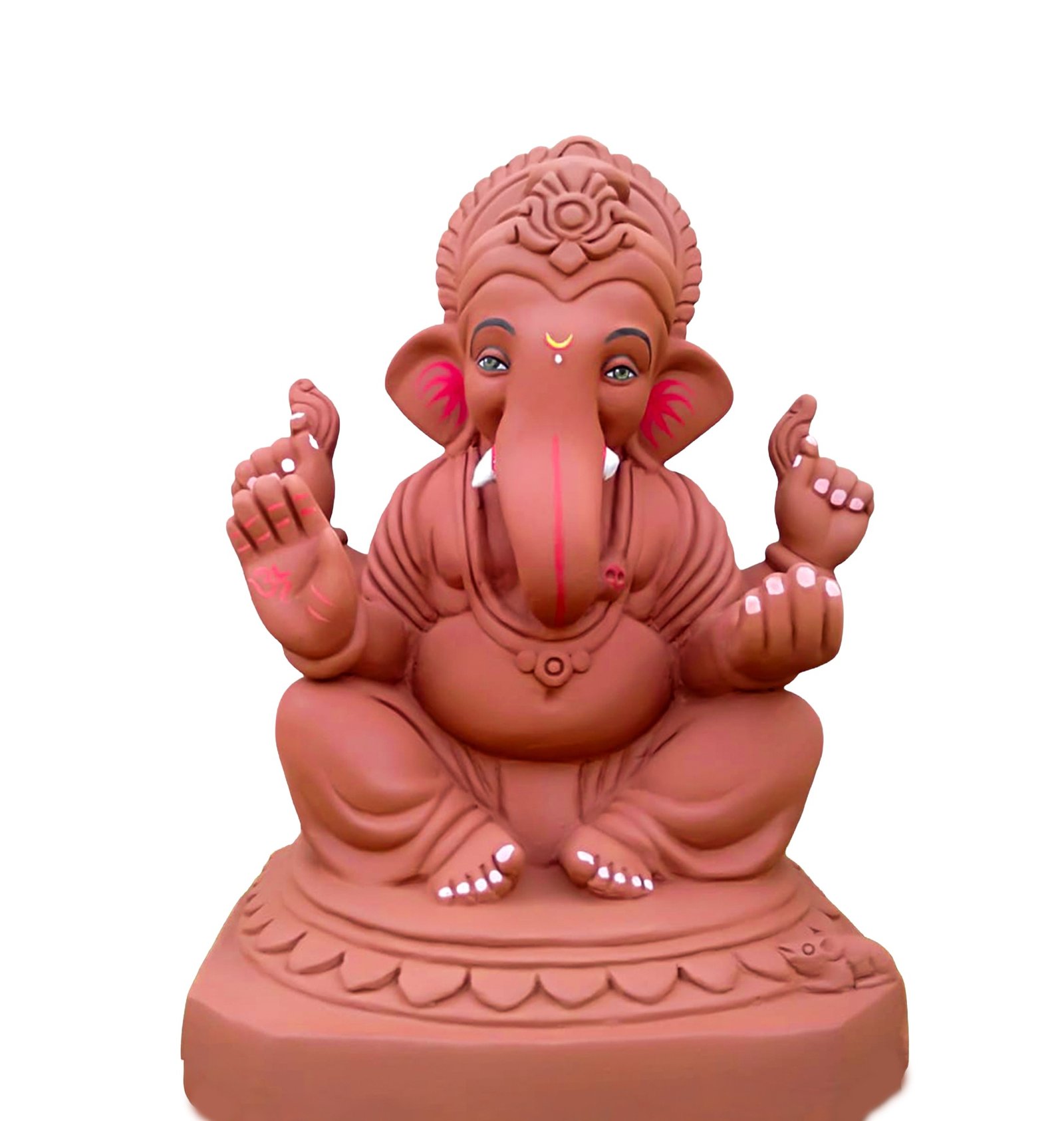 12 inch handcrafted Ganpati murti
